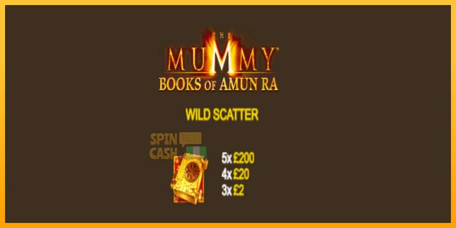 Spielautomat The Mummy Books of Amun Ra für echtes geld 5