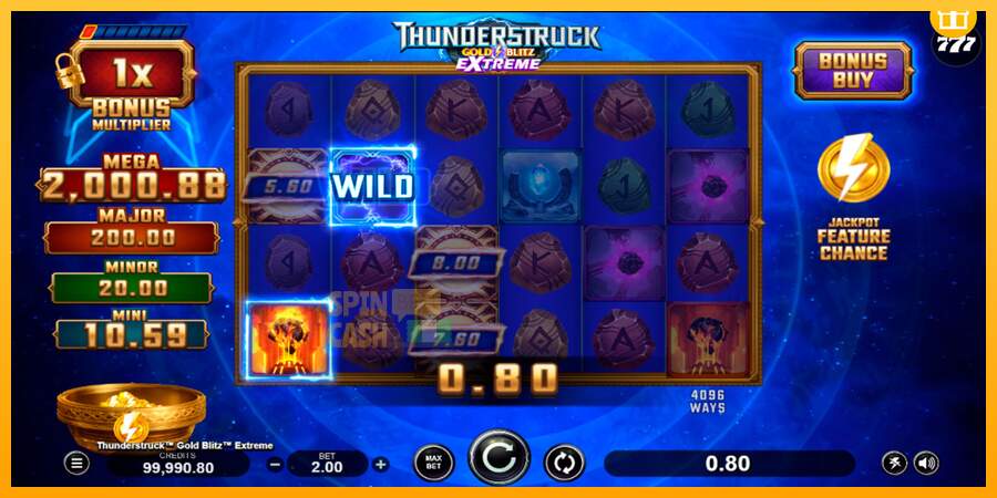 Spielautomat Thunderstruck Gold Blitz Extreme für echtes geld 3