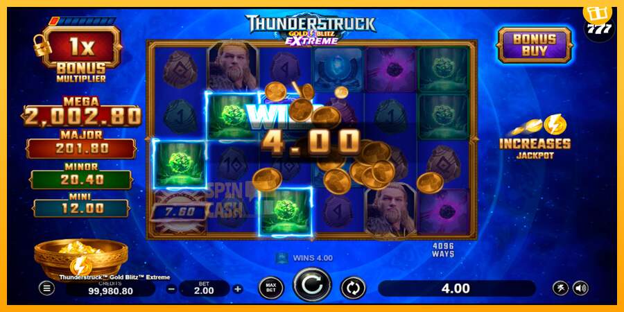 Spielautomat Thunderstruck Gold Blitz Extreme für echtes geld 5