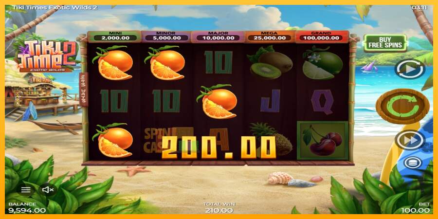 Spielautomat Tiki Time Exotic Wilds 2 für echtes geld 3