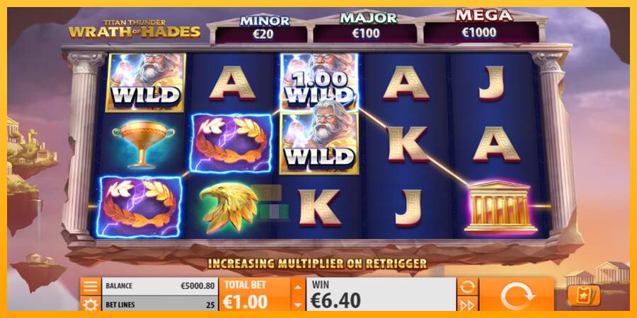 Spielautomat Titan Thunder Wrath of Hades für echtes geld 3