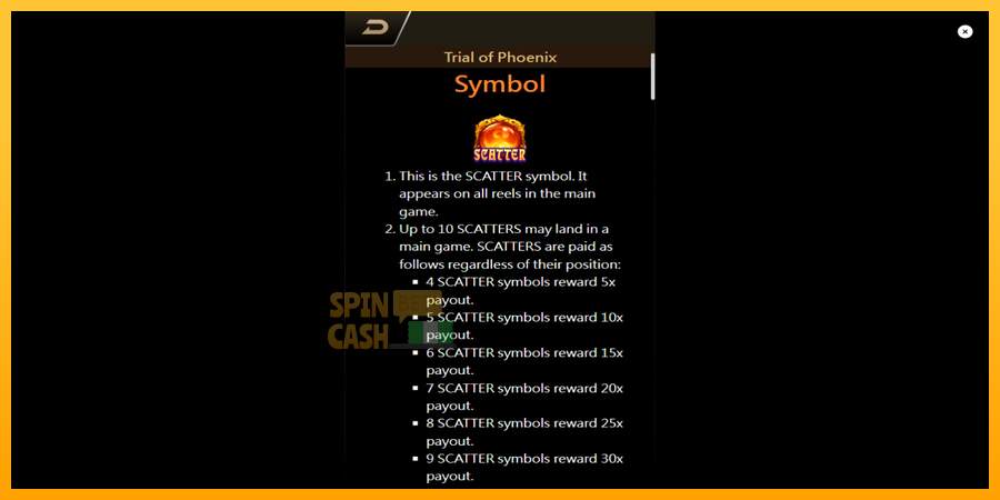 Spielautomat Trial of Phoenix für echtes geld 5