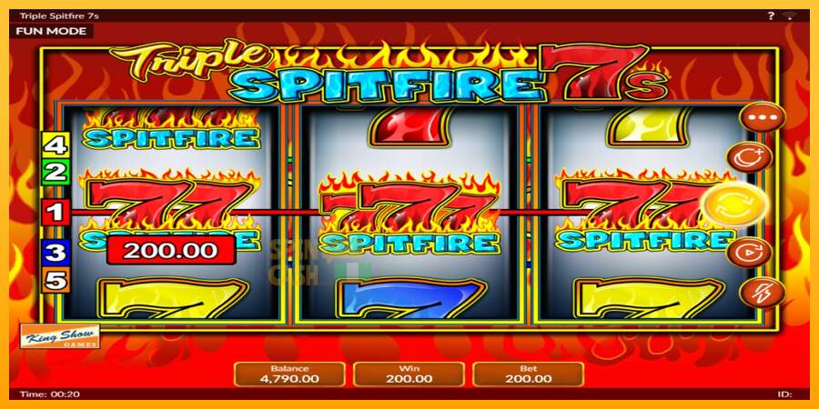 Spielautomat Triple 777 Spitfire für echtes geld 3