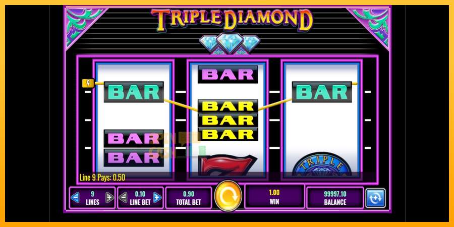 Spielautomat Triple Diamond für echtes geld 2