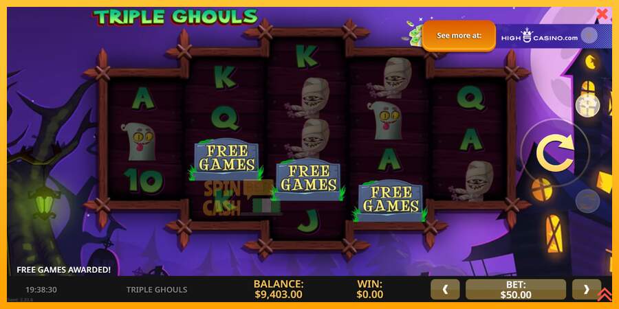 Spielautomat Triple Ghouls für echtes geld 3