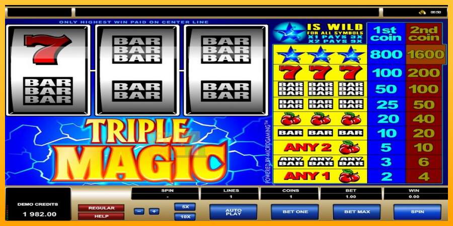 Spielautomat Triple Magic für echtes geld 6