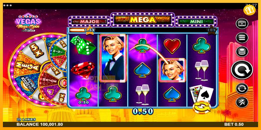 Spielautomat Triple Vegas Mega Spin für echtes geld 4