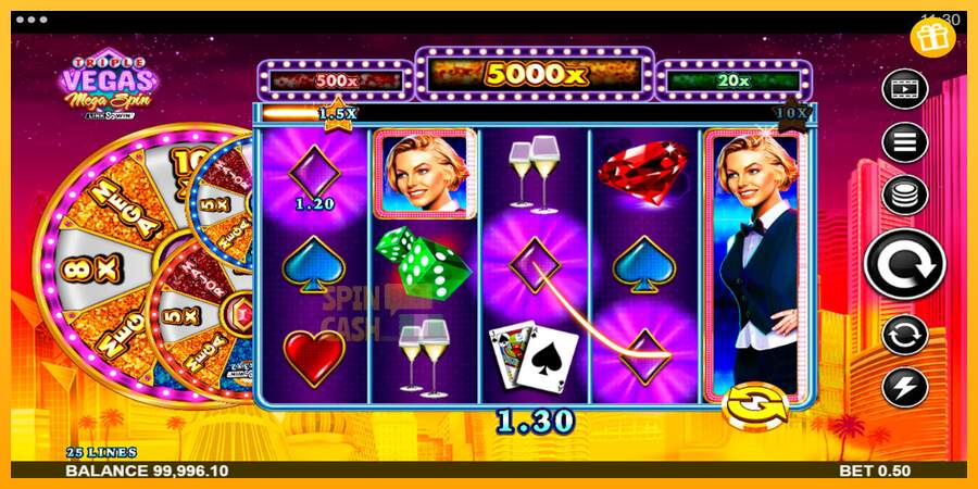 Spielautomat Triple Vegas Mega Spin für echtes geld 5