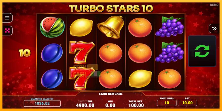 Spielautomat Turbo Stars 10 für echtes geld 2