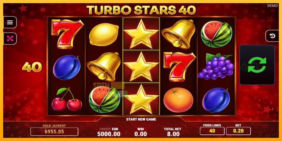 Spielautomat Turbo Stars 40 für echtes geld 1