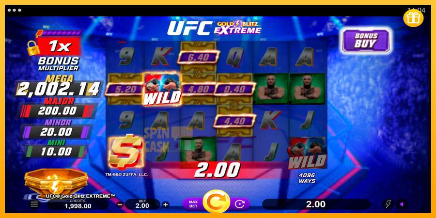 Spielautomat UFC Gold Blitz Extreme für echtes geld 2