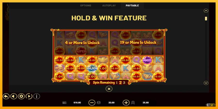 Spielautomat Ultimate Golden Dragon Inferno für echtes geld 6