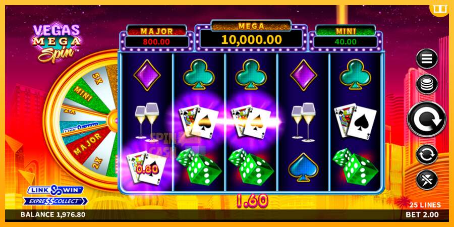 Spielautomat Vegas Mega Spin für echtes geld 5