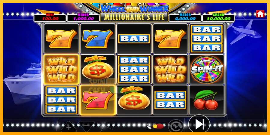 Spielautomat Wheel Big Winner Millionaires Life für echtes geld 5