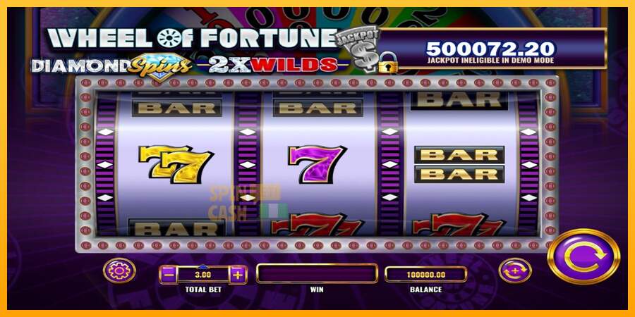 Spielautomat Wheel of Fortune Diamond Spins 2x Wilds für echtes geld 1