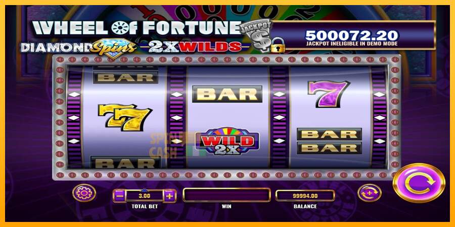 Spielautomat Wheel of Fortune Diamond Spins 2x Wilds für echtes geld 2