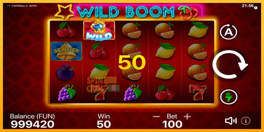 Spielautomat Wild Boom für echtes geld 5