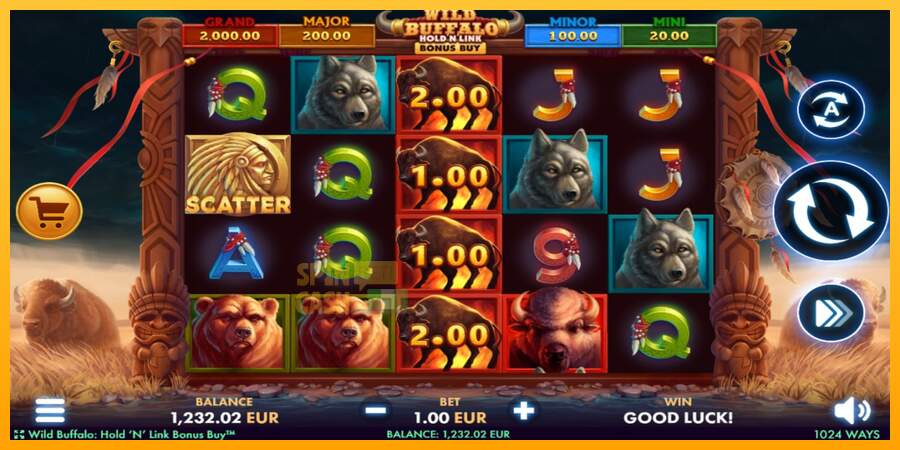 Spielautomat Wild Buffalo Hold N Link Bonus Buy für echtes geld 2