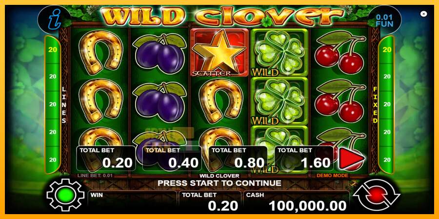 Spielautomat Wild Clover für echtes geld 1