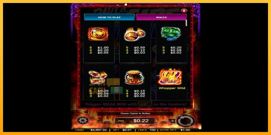 Spielautomat Wild Fire Riches für echtes geld 4