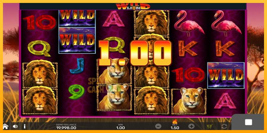 Spielautomat Wild Lion with Reel Bingo für echtes geld 2