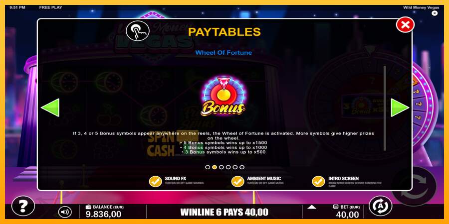 Spielautomat Wild Money Vegas für echtes geld 6