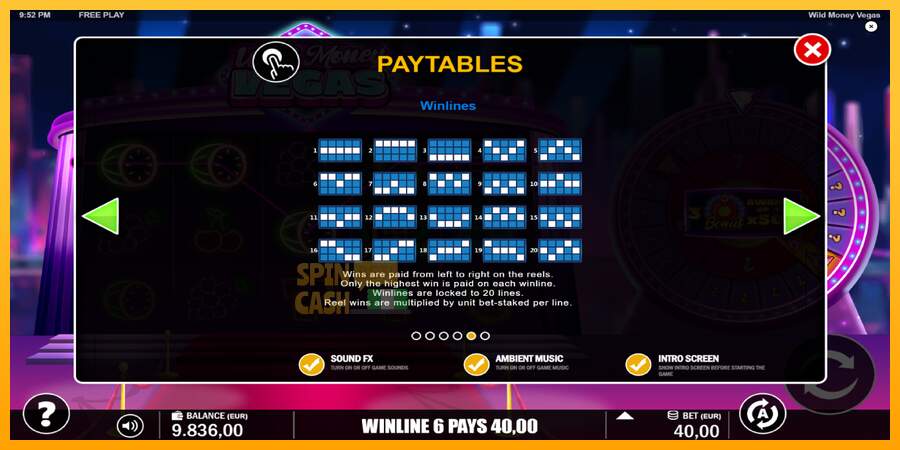 Spielautomat Wild Money Vegas für echtes geld 7