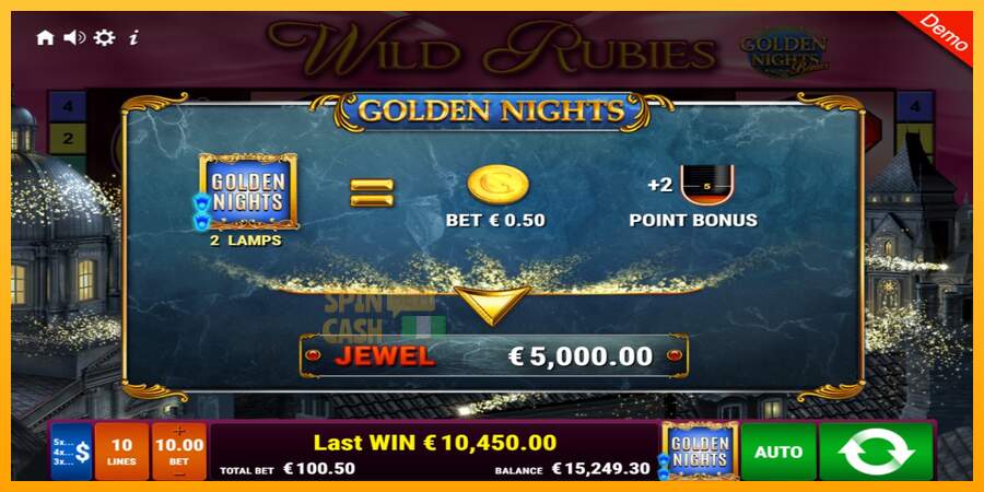 Spielautomat Wild Rubies Golden Nights für echtes geld 4