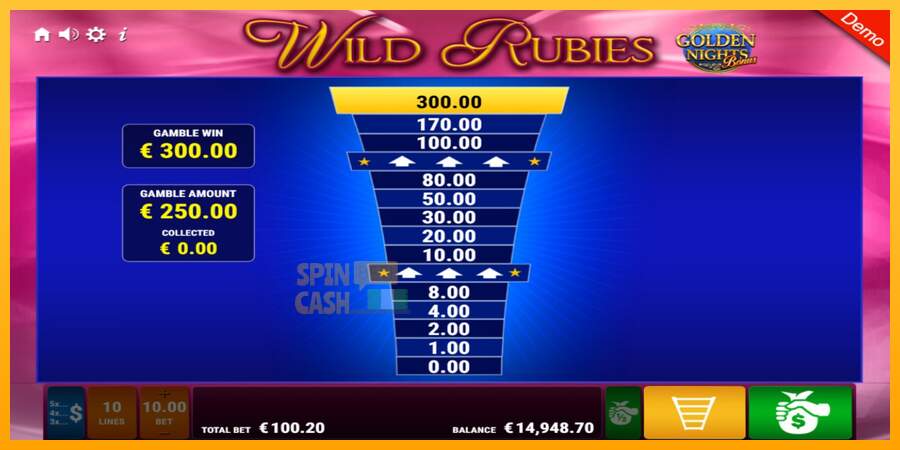 Spielautomat Wild Rubies Golden Nights für echtes geld 8