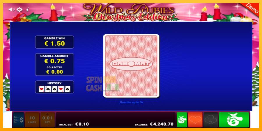 Spielautomat Wild Rubies Сhristmas Edition für echtes geld 5