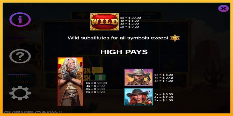 Spielautomat Wild West Bandits für echtes geld 4