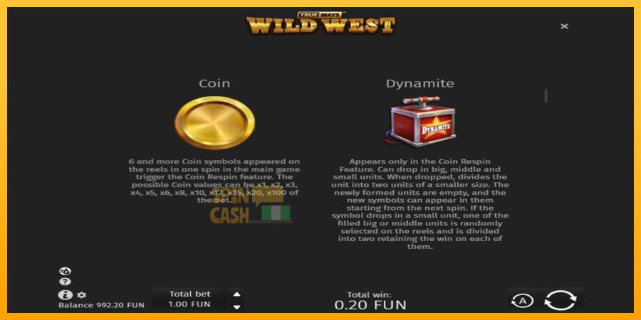 Spielautomat Wild West Trueways für echtes geld 5