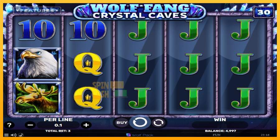 Spielautomat Wolf Fang - Crystal Caves für echtes geld 2