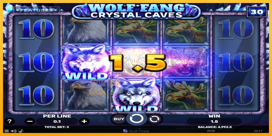 Spielautomat Wolf Fang - Crystal Caves für echtes geld 3