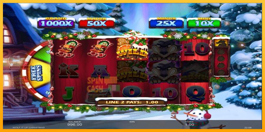 Spielautomat Wolf It Up Christmas für echtes geld 3