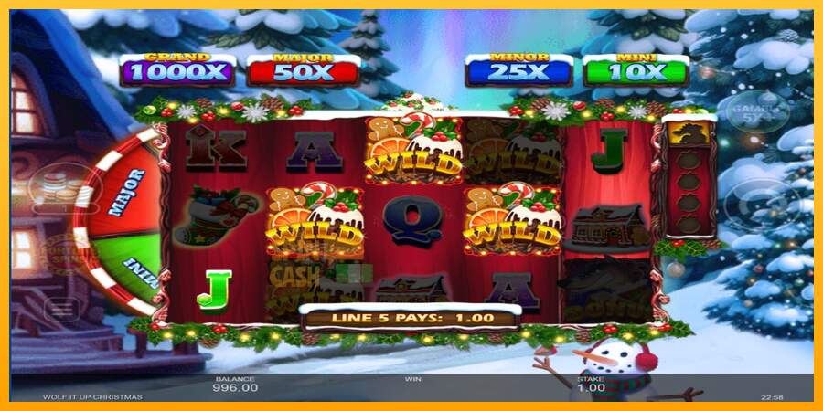 Spielautomat Wolf It Up Christmas für echtes geld 4