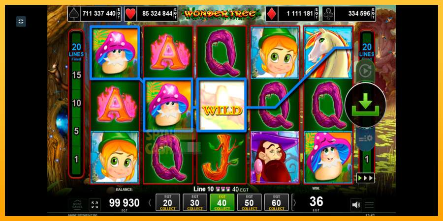 Spielautomat Wonder Tree für echtes geld 3