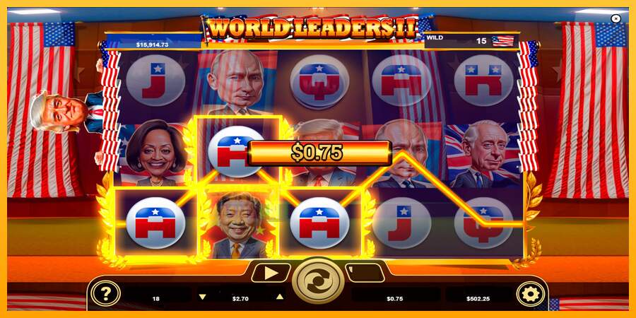 Spielautomat World Leaders II für echtes geld 6