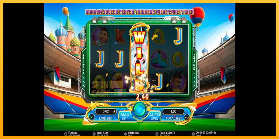 Spielautomat World Soccer Slot 2 für echtes geld 3