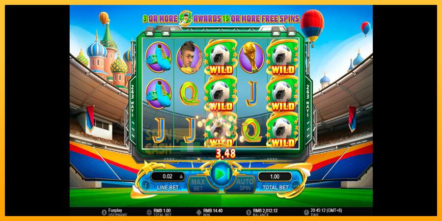 Spielautomat World Soccer Slot 2 für echtes geld 4