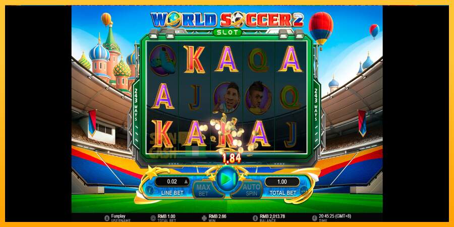 Spielautomat World Soccer Slot 2 für echtes geld 5