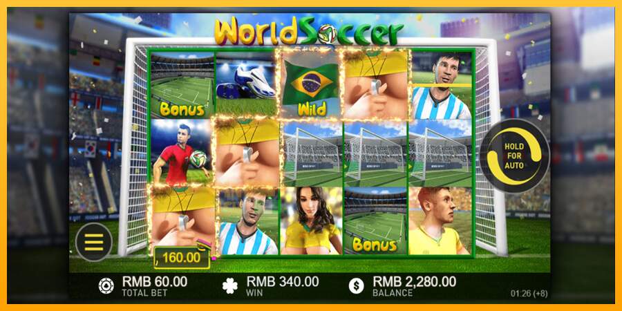 Spielautomat World Soccer Slot für echtes geld 3