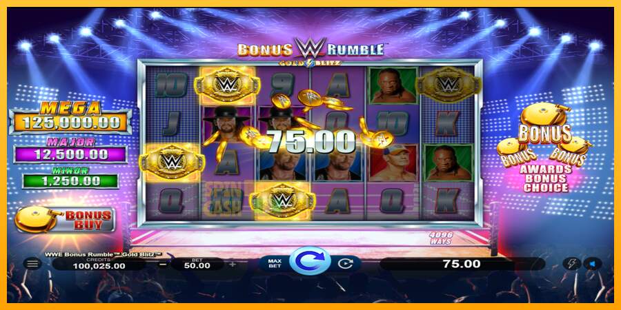 Spielautomat WWE Bonus Rumble Gold Blitz für echtes geld 2