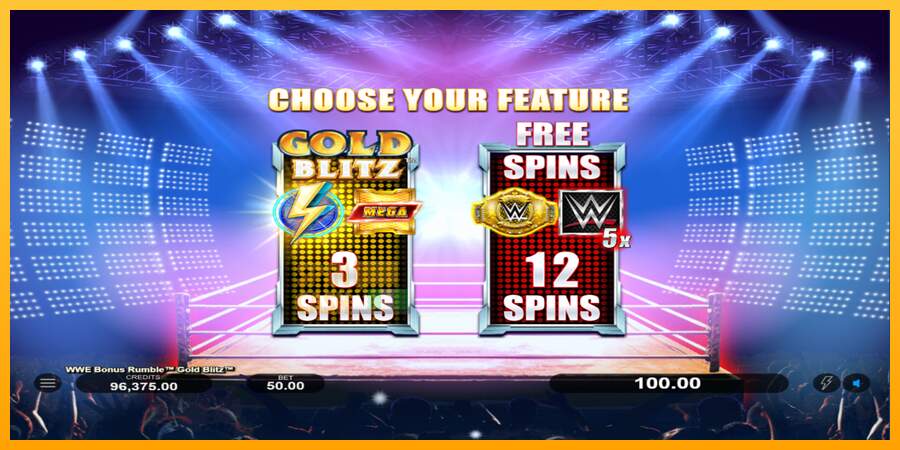 Spielautomat WWE Bonus Rumble Gold Blitz für echtes geld 3