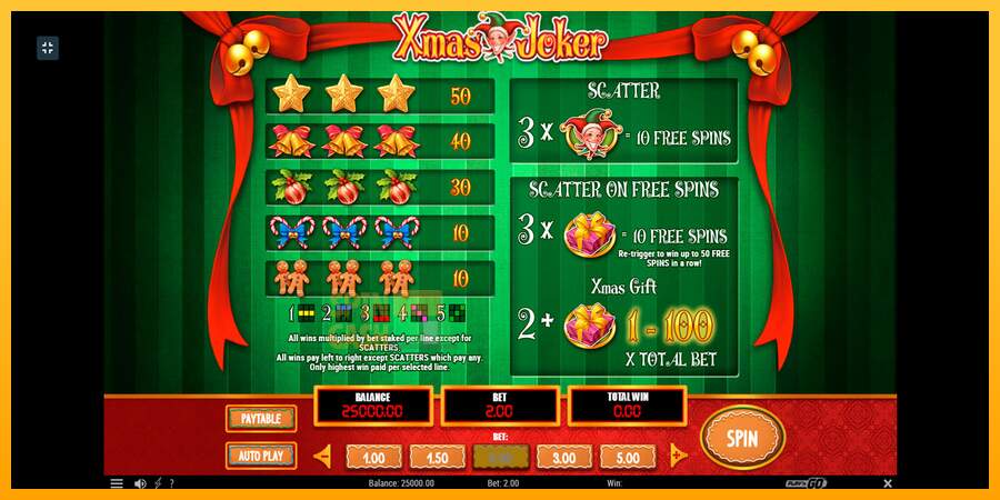 Spielautomat Xmas Joker für echtes geld 2