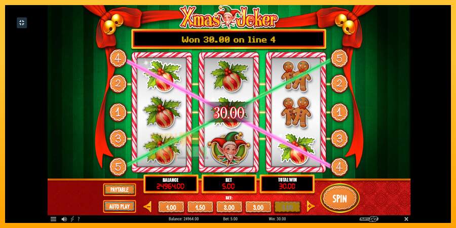 Spielautomat Xmas Joker für echtes geld 5