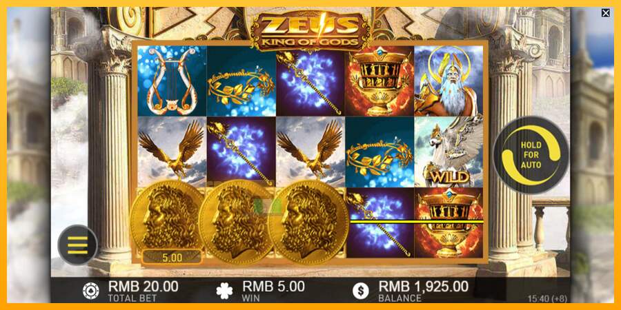 Spielautomat Zeus King of Gods für echtes geld 3