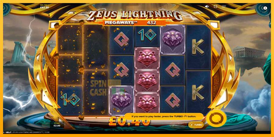 Spielautomat Zeus Lightning Megaways für echtes geld 3