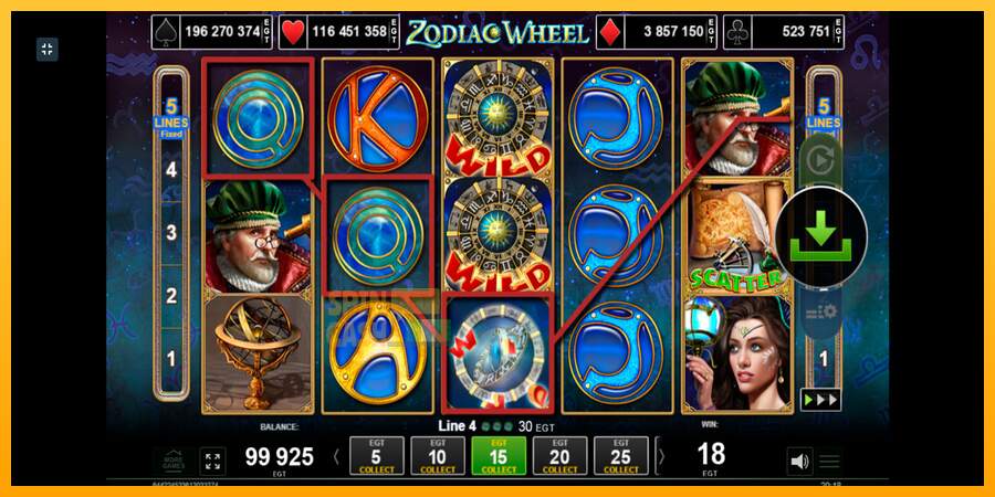 Spielautomat Zodiac Wheel für echtes geld 2