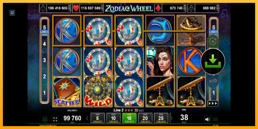 Spielautomat Zodiac Wheel für echtes geld 3